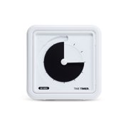 Time Timer Braille 8 60-Minute Visual Timer - Black Disk
