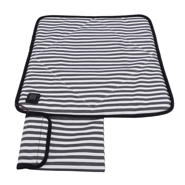 Coussin Chauffant Réglable avec USB, Coussin de Stade Chauffant Portable pour Camping, Pêche, Chaise de Bureau, Sec et Confortable pour les Hanches, Température Réglable, Poche pour Banque d'Alimentation