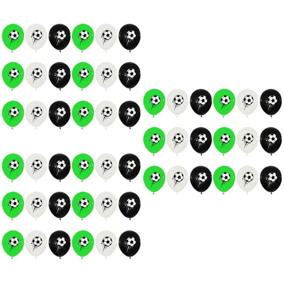 Set of 3 Soccer Ball Balloons Balloon Suit 12.00X6.00X0.10CM