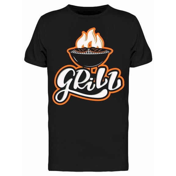 Barbecue Grill Slogan Tee Men's -Image by Shutterstock