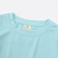 thumbnail image 5 of LYMAYTER Infant Girls T-Shirt Outfit 2PCS Toddler Drawstring Short Sleeve Tees Tops and Flare Pants Sets for Kids 12 Months - 10 Y, 5 of 10