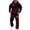 Wine&&100, variant on CONROSES Mens Sweat Suits 2 Peice Casual Tracksuit for Men Letter Graphic Y2K Long Sleeve Hoodies Pants Comfy Fall Winter Jogging Track Suits