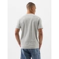 thumbnail image 2 of Camiseta GAP para hombre Everyday Soft cuello redondo gris jaspeado talla S, 2 of 3