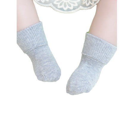 

Farrubbyine8 Newborn Infant Kids Baby Warm Socks Cotton Non-Slip Socks Winter