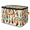 Multicolor 2, variant on ADECORIVY Boho Dream Catcher Storage Bin with Zipper Lid, Fabric Foldable Shelf Baskets Boxes, Closet Lidded Storage Bins, Decorative Clothes Organizer for Bedroom Home