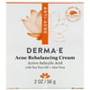 (2 Pack) Derma E Anti-BlemishMoisturizing Cream with Tea Tree & Willow Bark Extract 2 Ounce