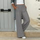 thumbnail image 2 of Pantalones cómodos de mujer, de cintura alta, holgados y anchos, con bolsillos, 2 of 6