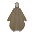 thumbnail image 4 of SHIXIAOO Poncho de Pluie pour Adultes Unisexe Long Imperméable Extérieur avec Capuche Matériau PU Léger à la Mode pour Cyclisme Randonnée Voyage Veste Décontractée pour Femmes Grande Taille Gilet Femme Veste à Capuche Automne, 4 of 4