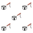 thumbnail image 3 of VONKY Stainless Steel Small Saucepan Heating Milk Camping 250ml 5Set, 3 of 6