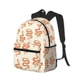 thumbnail image 2 of Daiia Hand Drawn Snake School Backpack for Men Women, Unisex Large Waterproof Bookbag Schoolbag Casual Daypack for High School/College/Teens/Travel/Work Black, 2 of 8