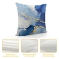 thumbnail image 4 of Chilfamy Abstract Brush Strokes Fashion Style Dirt-Resistant Throw Pillow Covers for Couch Sofa Bed Living Room Bedroom Pillow Case 1PC 20x20in, 4 of 5
