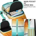 thumbnail image 2 of Boho Floral Crossbody Backpack Vintage Artistic Sling Bag for Students and Outdoor Use, 2 of 6