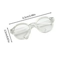 thumbnail image 2 of Doll Glasses 2025 Mini Glasses Clothes - Accessories for Doll Costume Dress Up Fashion 6-7 inch Dolls - Pink, 2 of 3
