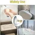 Leye Pop up Drain Stopper Bolt for Bathroom Sink, Push Button Kit, Anti