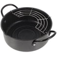 thumbnail image 1 of WHAMVOX Oil Frying Pot Round Iron Easy to Clean 1 Set, 1 of 8
