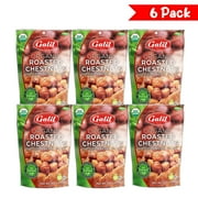 Galil Organic Roasted Chestnuts - 3.5 Oz Bags (Pack Of 6) - Shelled - Ready To Eat Snack, Gluten Free, All Natural, No Preservatives - Great for Snacking, Baking & Cooking - 100% Vegan