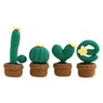 thumbnail image 3 of Naiovety Exquisitos accesorios de kit de crochet hechos a mano para niños, adolescentes y principiantes. Almacenamiento y organización del hogar De color verde oscuro 11cm, 3 of 6