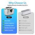thumbnail image 2 of Magnasonic Ultrasonic Cleaner, 20oz Stainless Steel Tank, Digital Timer, 5 Cleaning Modes, w/ 8oz Gem & Jewelry Cleaner Concentrate Solution for All Jewelry, Eyeglasses, Watches, Dentures, Retainers, 2 of 8