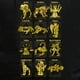 thumbnail image 2 of Playera Para Hombre Apparel Caballeros del Zodiaco Negro Talla EG, 2 of 3