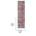 thumbnail image 6 of Livabliss Area Rugs for Living Room, 3x12 Harput Traditional Blue Runner Rug, Bedroom Dining Room Home Decor Stain Resistant Carpet (2'7" x 12' Runner), 6 of 9