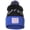 Buffalo Black Blue, variant on American Cities Unisex USA Fashion Arch Cities Pom Pom Knit Hat Cap Beanie