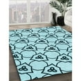 thumbnail image 2 of Ahgly Company Indoor Rectangle Patterned Deep-Sea Green Area Rugs, 5' x 7', 2 of 6