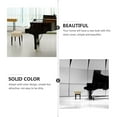 thumbnail image 3 of SHISUYAN Common Elastic Pure Color Bench Cover Simple Full-wrapped Piano Stool Cover, 3 of 8