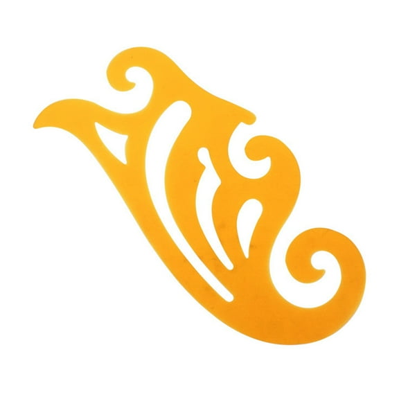 Set of 2 Triangle Smart Scale Curve Ruler Clothing Ruler 0.1X14X30CM