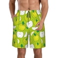 thumbnail image 1 of Fotbe Green Apple Trajes de Baño Estampados para Hombre, Shorts de Verano de Secado Rápido, Ropa de Playa, Bañadores-Small, 1 of 6