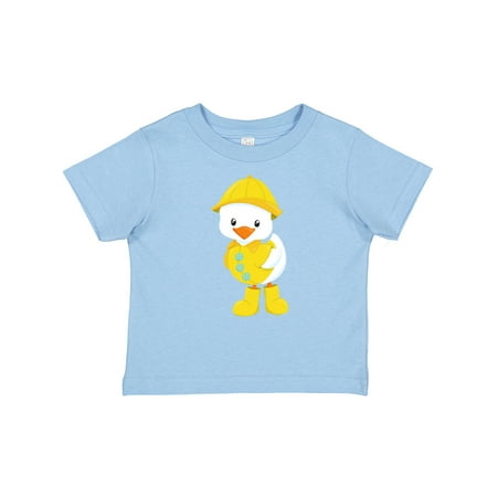 

Inktastic Cute Duck Baby Duck Duck in Raincoat Rain Gift Baby Boy or Baby Girl T-Shirt