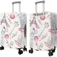 thumbnail image 2 of Travel Luggage Cover Suitcase Protector Fits 18-32 Inch Luggage Wheel Covers Patterned Travel Related Items Flower Luggage Protector Elastic Luggage Anti-scratch Suitcase Cover M, 2 of 5
