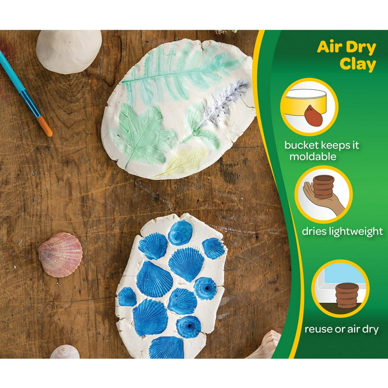 Crayola Air-Dry Clay Bucket, 2.5 lb. Bucket, Terra-Cotta 
