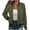 Army Green, variant on Womens Jackets and Coats,Women's Loose Long Sleeved Sweatshirt with Zipper Jacket Casual Coarse Knitted Baseball Jacket Army Green S
