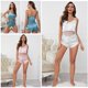 thumbnail image 2 of Pijamas de Satén para Mujer Gibobby Conjuntos de camisón de encaje lencería Sexy XL, 2 of 5