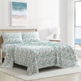 thumbnail image 2 of Beatrice Home Fashions Coastal Print Microfiber 4PC Sheet Set King Flamingo Paradise, 2 of 4