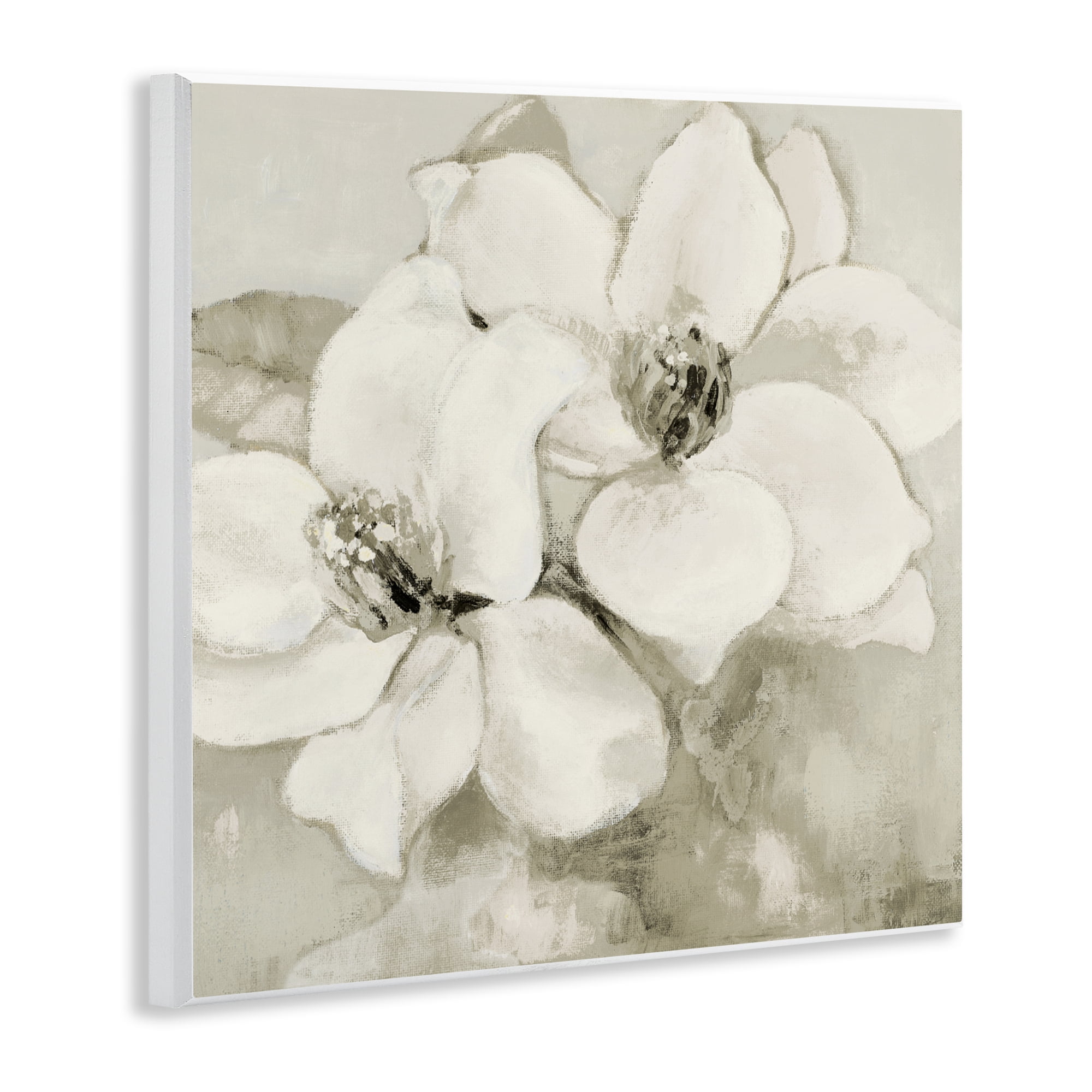 Stupell Industries Subtle Beige Magnolias Wall Plaque Art, design by Lanie Loreth