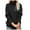 Black, variant on AOOCHASLIY 2023 Womens Sweater Fashion Women Solid Long Sleeve Pullove Turtleneck-Neck Casual Sweater Tops