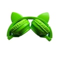 thumbnail image 5 of Auriculares Bluetooth para niños, auriculares inalámbricos/con cable con luz LED de oreja de gato, auriculares plegables con volumen limitado de 85 dB, micrófono incorporado, soporte FM/Micro SD/TF, p, 5 of 5