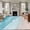 Sky Blue, variant on Entryway Rug 2x3 Ft, Blue Coastal Wave Non Slip Small Area Rugs for Front Door, Summer Modern Ocean Beach Washable Low Pile Accent Carpet Doormat for Indoor Entrance Kitchen Bathroom Doorway
