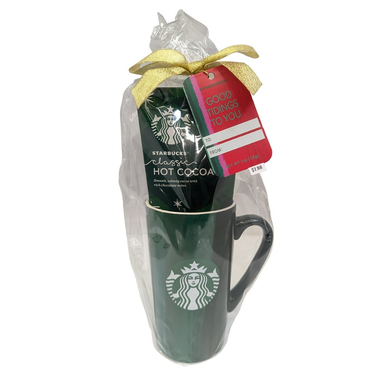 Starbucks Holiday Gift Pack - Festive Ceramic mug + Starbucks Classic Hot  Cocoa Gift