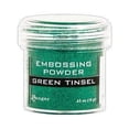 thumbnail image 2 of Cardmaking: Tinsel Heat Embossing - Ranger Glitter Tinsel Embossing Powders - 6 Item Bundle Gold, Silver, Red, Blue, Green, Snowflake, 2 of 7