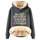 thumbnail image 1 of WILLBEST Sudadera con Capucha para Mujer, Estilo Invierno, con Forro de Terciopelo, Holgada y Cómoda, Ideal para Estudiantes (Modelo 1339) Grande, 1 of 3