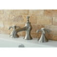 thumbnail image 4 of Kingston Brass KC7068TX 8 in. Widespread Bathroom Faucet, Brushed Nickel, 4 of 5