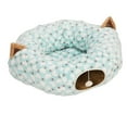 thumbnail image 4 of Cat Tunnel, 3 Way Portable Interactive Cat Tunnel Bed Comfortable Foldable With Mat Play Ball For Home For Kitten, 4 of 8