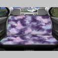 thumbnail image 6 of Pzuqiu Purple Tie Dye Full Set Car Seat Covers - Breathable Durable All Season Fit For SUV Sedan Truck Van, 6 of 10