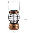 thumbnail image 3 of Retro Solar Camping Light, Rechargeable, 2 Modes, 7-12h Runtime, Phone Charger, for Outdoor Emergency, 2 Colors, Portable, 3 of 9