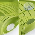 thumbnail image 3 of Multipurpose Corner Kitchen Sink Organizer Wash Basin Storage Organiser Rack Wall Mounted Dishes Drip Rack(Green, Pack of 1), 3 of 4