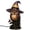 Black4, variant on Gothic Stained Glass Witch Cauldron Plug In Table Lamp, Gradient Purple Orange Acrylic Night Light with Bronze Carved Base, Halloween Decor Figurine for Mantel Bedroom Shelf