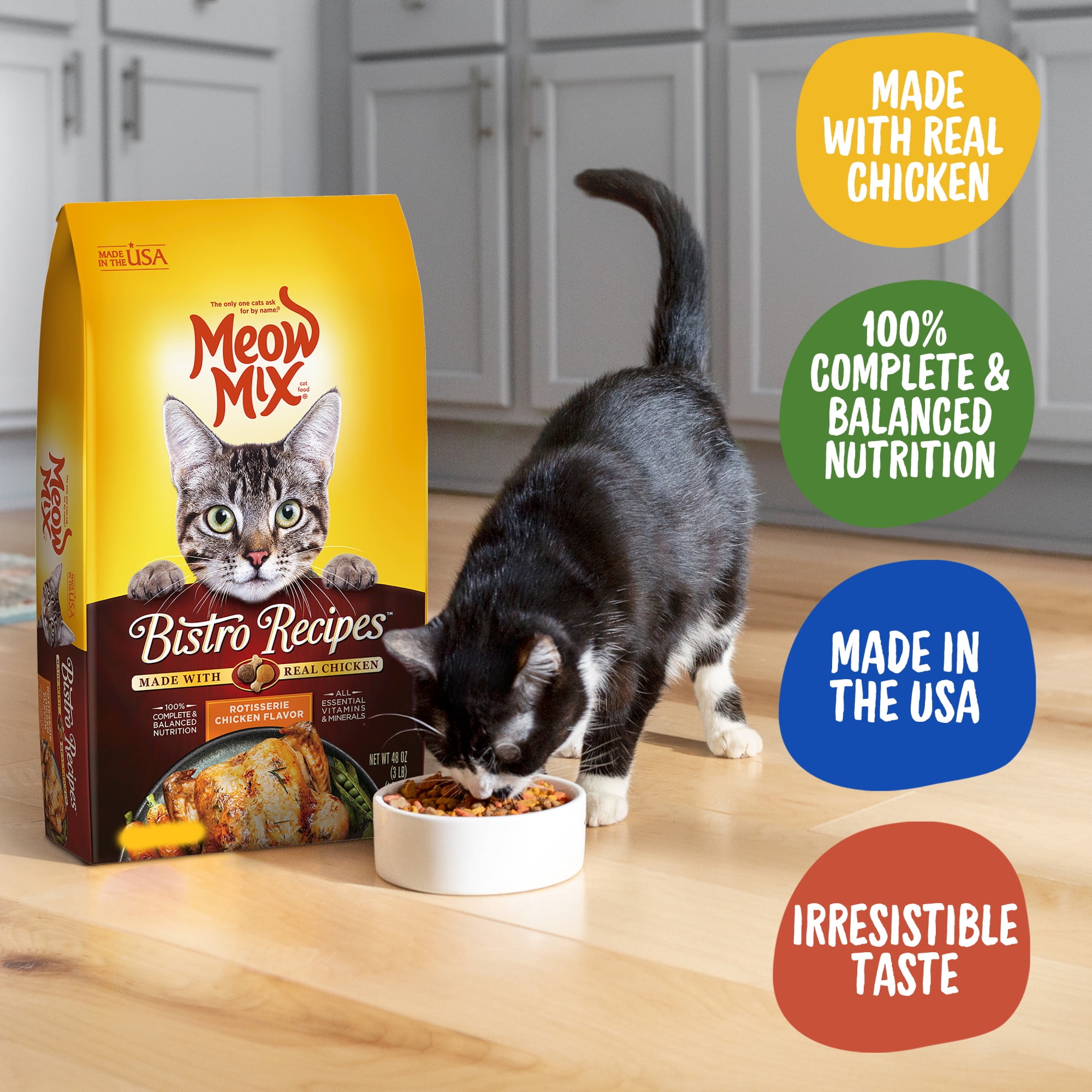 Meow mix bistro recipes dry cheap cat food