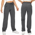 thumbnail image 2 of Pantalones de senderismo Toomett 6608 para mujer, secado rápido, UPF 50+, color gris M, 2 of 6